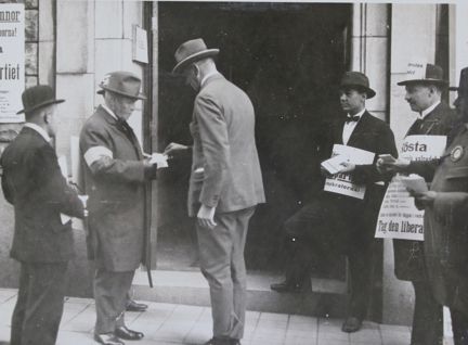 Foto på valarbetare 1924