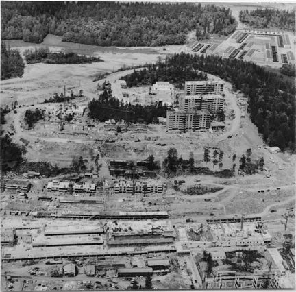 Flygfoto över Skärholmen