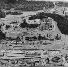 Flygfoto över Skärholmen