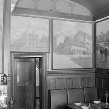 Götgatan 72. Restaurang Druvan. Väggmålningar