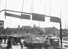 Vy från Slussplan mot Södermalm