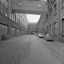Separators fabriksområde. Garage och verkstäder