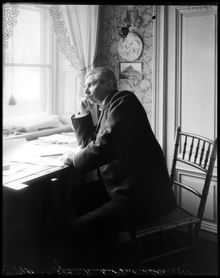 Porträtt av överintendent, arkitekten Carl Möller
