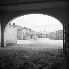 Svea Artilleriregemente. Utsikt från matsalsvalvet