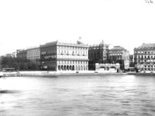 Södra Blasieholmshamnen med Fersenska Terrassen och Palmeska huset