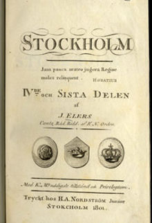 Stockholm, IV. och sista delen / Johan Elers