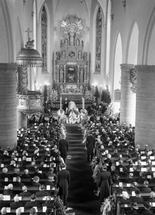 Jakobs kyrka. Marcus Wallenbergs begravning
