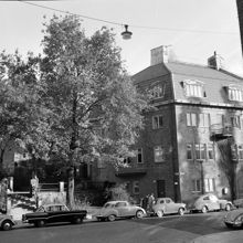 Hörnet Baldersgatan 2  t.v. och Östermalmsgatan 17