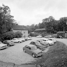 Långholmen. Parkeringsplatser vid Mälarvarvet