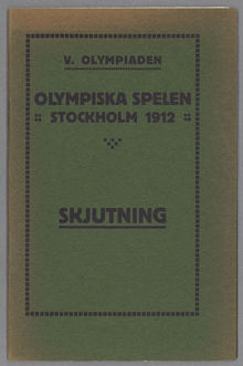 Skjutning - tävlingsreglerna OS 1912