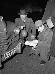 Poliskontroll på vägarna. Förarnas nykterhet kontrollerades