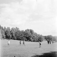 Krocketspel i Hagaparken