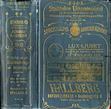 Stockholms adresskalender 1909