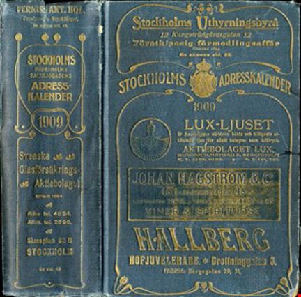 Stockholms adresskalender 1909