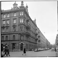 Kommendörsgatan västerut från Nybrogatan