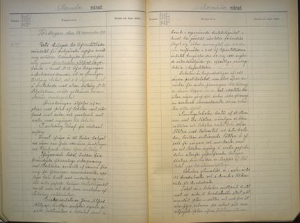 Protokoll från undersökning av Missionshuset i Liljeholmen.
