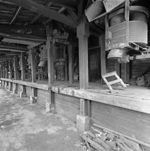 Olaus Olssons kolimport AB. Tegelviksgatan 63 - 65. Interiör av byggnad