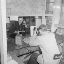 Arrangerat inbrott. Radiocentralen i förbindelse med radiopolisen