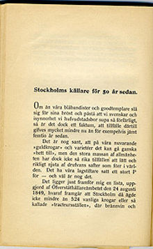 Stockholms källare för 50 år sedan / Adolf Hellander