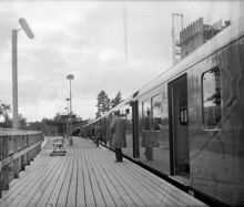 Provisorisk station för tunnelbanan i Hässelby Gård