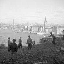 Utsikt från Bastugatan mot Riddarholmen