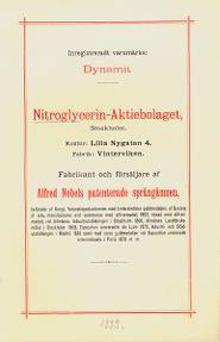 Alfred Nobel och Nitroglycerinaktiebolaget