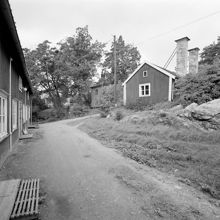 Långholmen. Byggnader vid Mälarvarvet