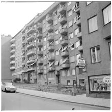 Artillerigatan 18-24 norrut