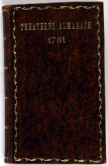 Kongl. svenska theaterns almanach för året 1781