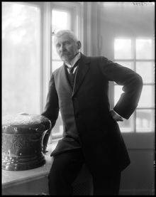 Porträtt av överintendent, arkitekten Carl Möller