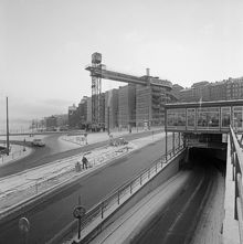 Slussen: Katarinavägen och Katarinahissen
