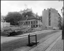 Rivningstomt vid Nybrogatan 5-9