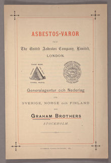 Graham Brothers saluför asbest i Stockholm