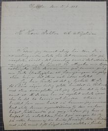 Carl Wallenström, 18, berättar om det besvärliga kyparyrket - brev till Dr Nyström 1884