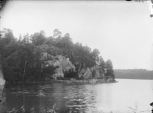 Brunnsviken, vy från Bergianska trädgården