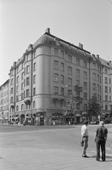 Hörnet av Fleminggatan och Scheelegatan