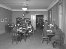 Västmannagatan 63, biblioteksinteriör