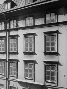 Brännkyrkagatan 2 B. Del av fasaden