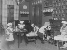 Hushållskola med skolbarn