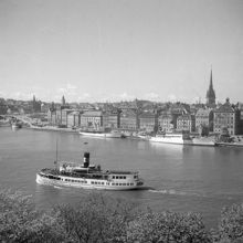 Utsikt mot Skeppsbron från Skeppsholmen