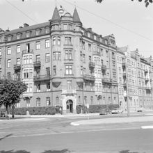 Hörnet av Narvavägen 2 och Strandvägen 49