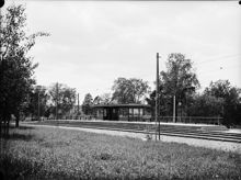 Lindevägen, hållplats för spårvagnar