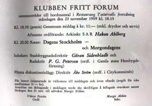 Klubben Fritt Forum