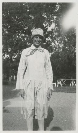 Honorine Hermelin på kvinnliga medborgarskolan vid Fogelstad, 1930