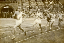 På Stockholms stadion den 2 augusti 1945