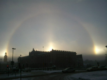 Vädersolar 8 december år 2010