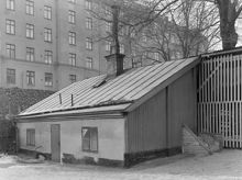 Östgötagatan 63, vedgård och skjul på gården