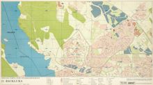 Karta "Backlura" år 1971