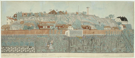 Utsikt mot Stigberget 1874.