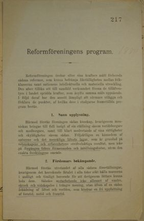Läs Reformföreningens program